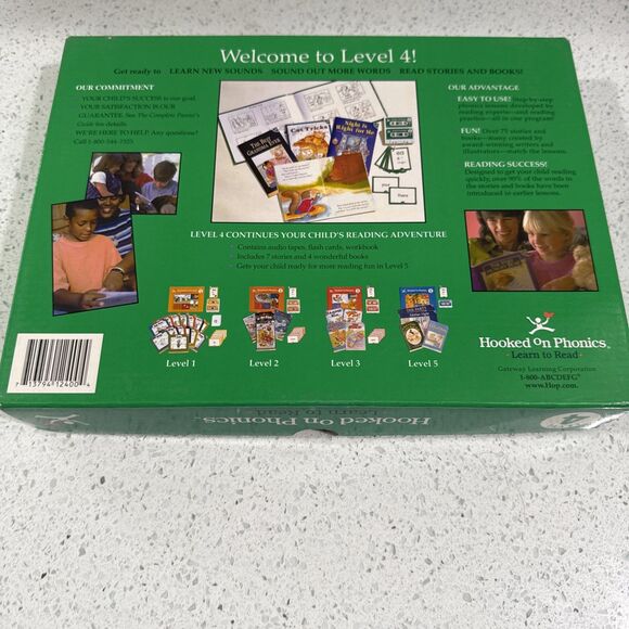 Hooked On Phonics Lot Learn To Read Level 2, 3, 4, 5, Misc Books Incomplete Vtg - Picture 14 of 16